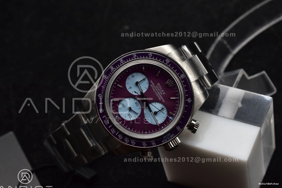 ADGF SS Tailored Scona SS 820 Bracelet Best Edition Dial SA on Daytona Purple 1114